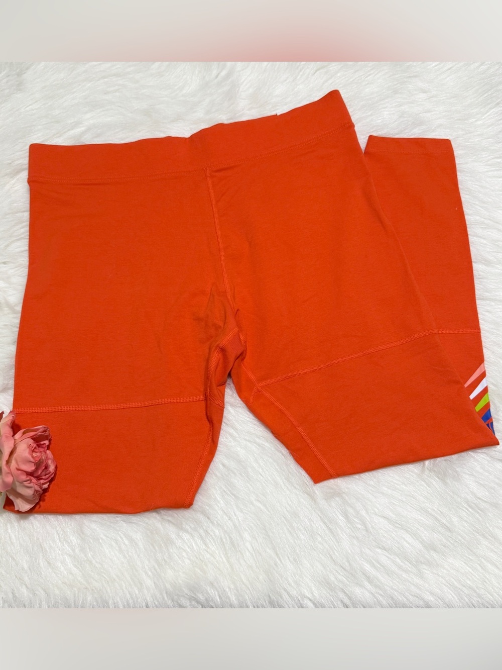 WOMENS NIKE SPORT DNA LEGGINGS NWT SIZE XL FULL LENGTH ORANGE